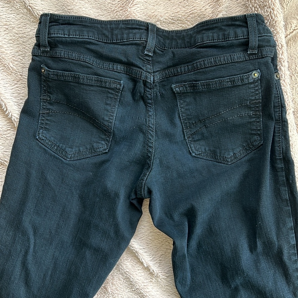SECOND brand yoga jeans denim stretch black, light wear, size 27 - Picture 8 of 16